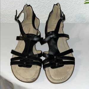 GH Bass and Cream Strappy Sandals